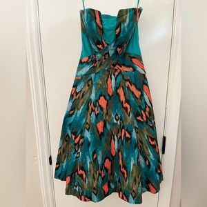 Anthro Strapless Midi Dress, size 4